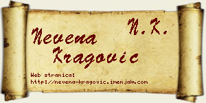 Nevena Kragović vizit kartica